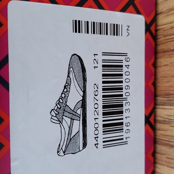 Tory Burch Hank Sneaker Nylon/ Nat Suede Perfect Black/ New Ivory 001 - Picture 7 of 10